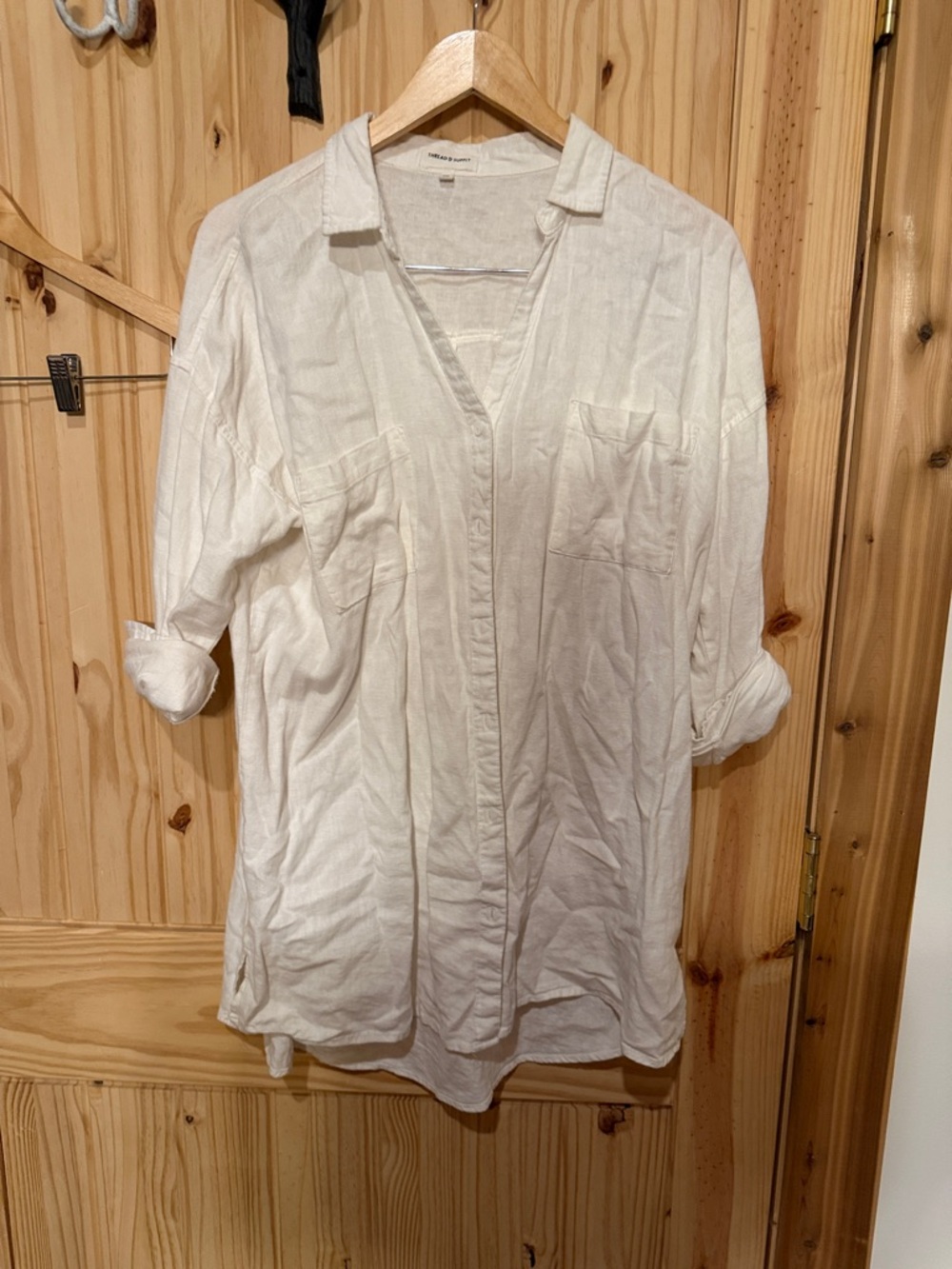 Thread & Supply White Lightweight Tunic
